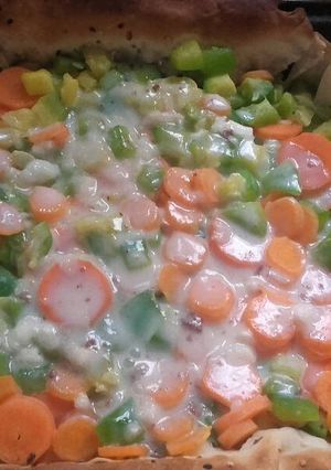 Una foto de Tarta de zapallitos y zanahoria facil