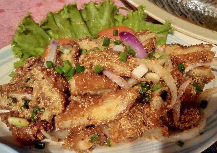 Resep Yum Gai Tod (Chicken salad) Lezat Sekali