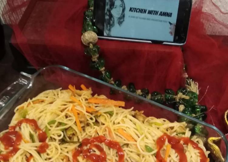 Chicken Vegetable Spaghetti