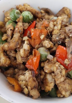 Foto resep Sambal Tempe Bakar Leunca