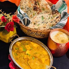 A picture of Paneer angara in capsicum gravy.