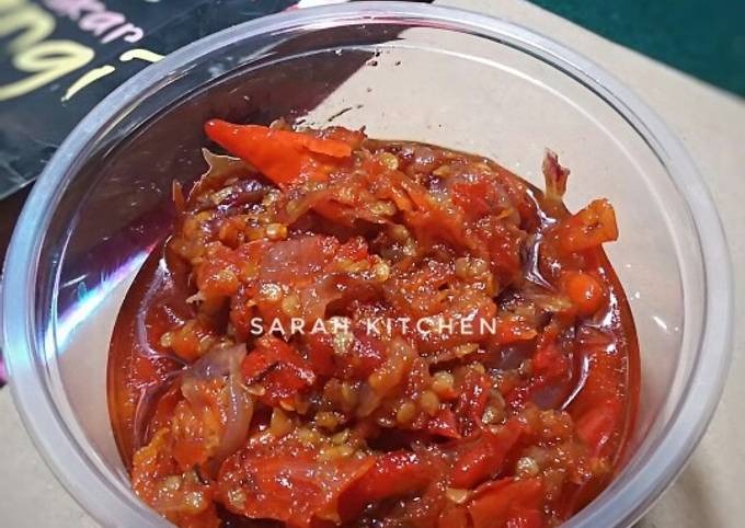 Sambel bawang ala Bu Rudy