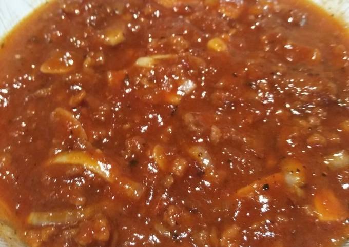 Resep mudah bikin Saos bolognise untuk spaghetti yang istimewa