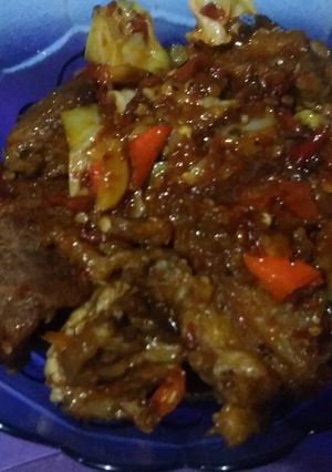 Foto resep Daging sapi pedas manis