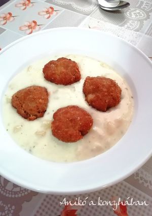 Fasírt krumplifőzelékkel 🌺 recept fotója