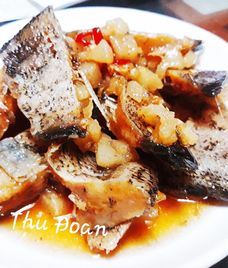 khô cá sặc kho