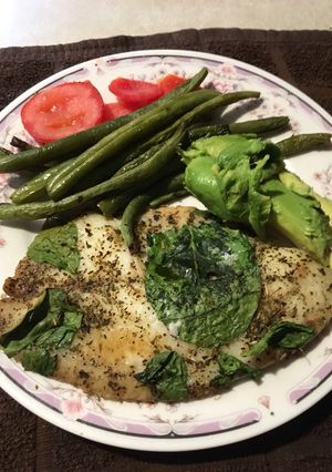 Una foto de Filete al horno con verduras y especies