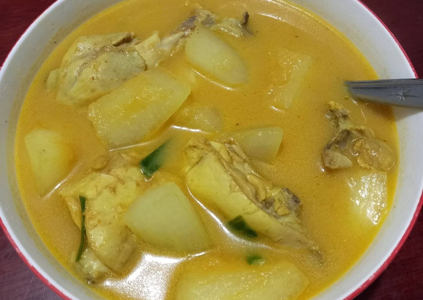 Gulai Gundur Ayam (Gulai Kundur/Beligo)