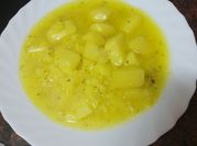 Una foto de caldo de papas