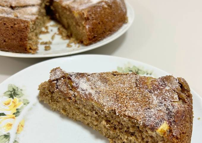 Bolo de Banana com Farelo de Aveia Sem Glúten