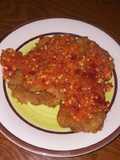 Tempe geprek krispi