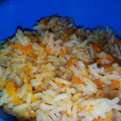 A picture of Carrot rice#4weeks challenge #charityrecipe.