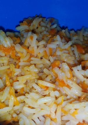 A picture of Carrot rice#4weeks challenge #charityrecipe.