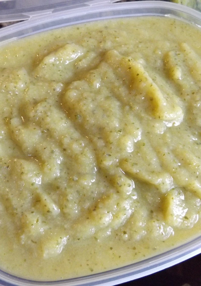 Una foto de Sopa crema de judías verdes para congelar