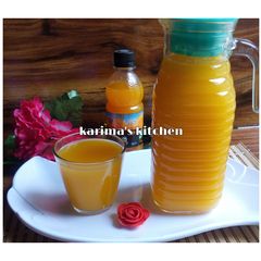 A picture of Mango orange juice.