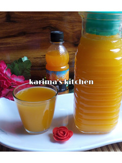 A picture of Mango orange juice.