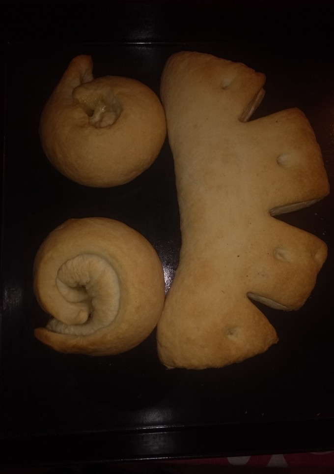 Una foto de Pan casero Y Pan Relleno