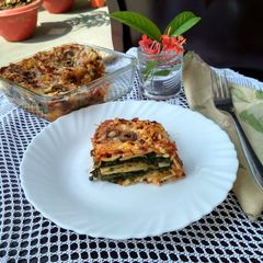 A picture of Spinach Lasagna.