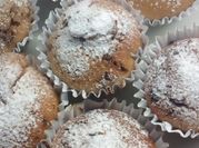Una foto de budin de vainilla y chips