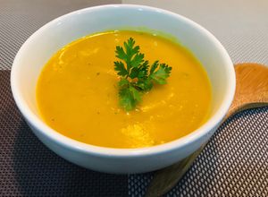 Hình của món Súp bí đỏ.