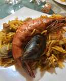 Fideuá de Mariscos a la Sonorense