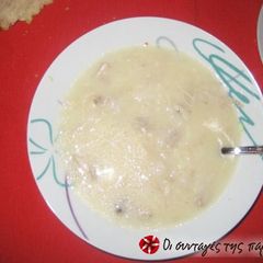 A picture of Grandma's chicken soup.