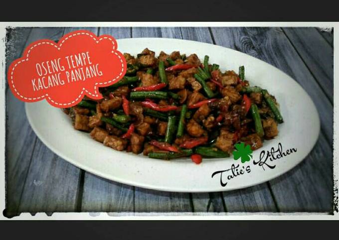 Resep Orek Tempe Kacang Panjang Oleh Tatie S Kitchen Cookpad