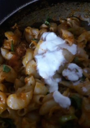 A picture of Mexican Macroni pasta.