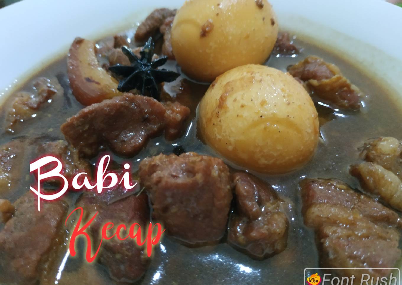 Babi Kecap resep Mertua (non halal)