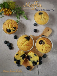 Foto resep Muffin Keju dan Blueberry