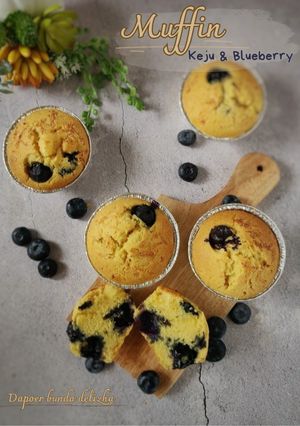 Foto resep Muffin Keju dan Blueberry