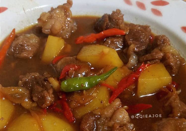 Dendeng kecap ala pekalongan