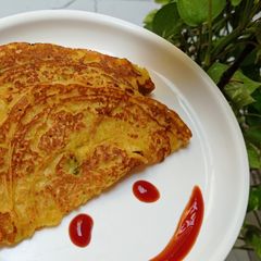A picture of Veg besan chilla.