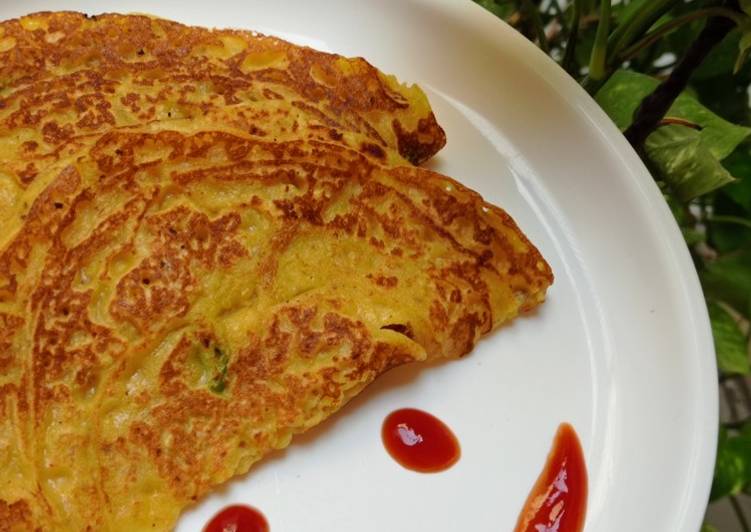 Recipe of Ultimate Veg besan chilla