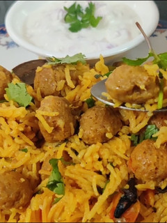 சோயா சங்கஸ் பிரியாணி செய்முறை முக்கிய புகைப்படம்