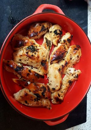 A picture of Sticky Lemon & Lime Chicken.🙄.