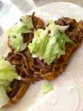 Sopes o picaditas de zanahoria con avena
