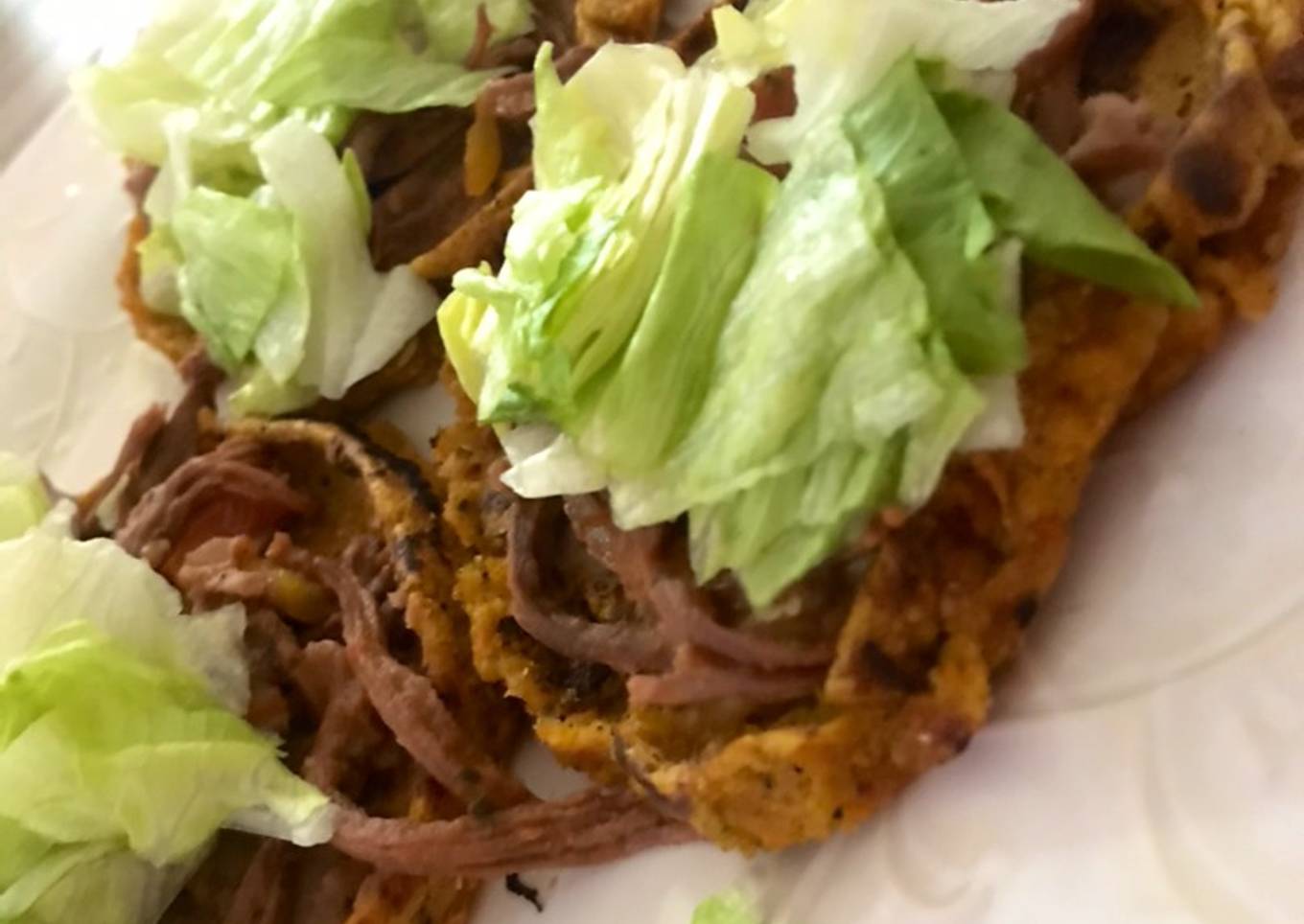 Sopes o picaditas de zanahoria con avena