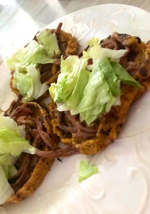 Una foto de Sopes o picaditas de zanahoria con avena