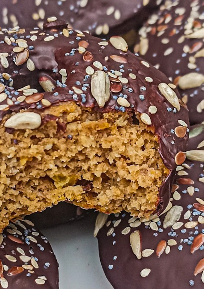 Una foto de Donuts de calabaza