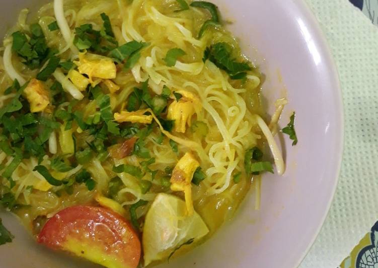 Resep Soto Ayam Kuah Santan Anti Gagal