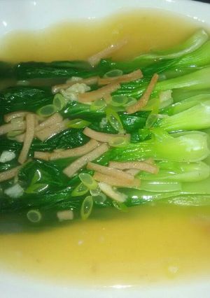 Foto resep Pokchoy siram Sosis saus tiram