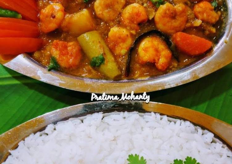 Step-by-Step Guide to Make Super Quick Homemade Prawn(Prawn Dhansak)