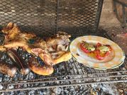 Una foto de morrones a la parrilla