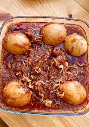Foto resep Daging Telur Masak Habang