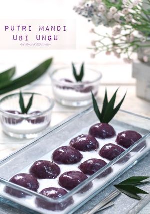 Foto resep Kue Putri Mandi Ubi Ungu