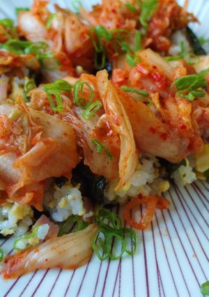 A picture of One-Pot Korean Spam Rice Wraps.