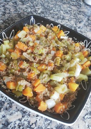 Foto principal de Quinoa con verduras al vapor