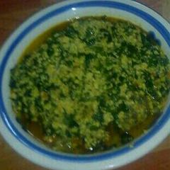 A picture of Egusi soup.
