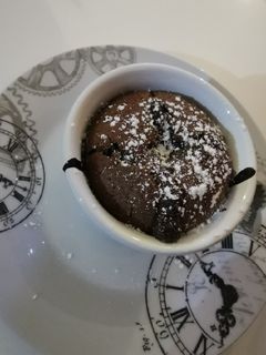 Une photo de Fondant cœur coulant chocolat
